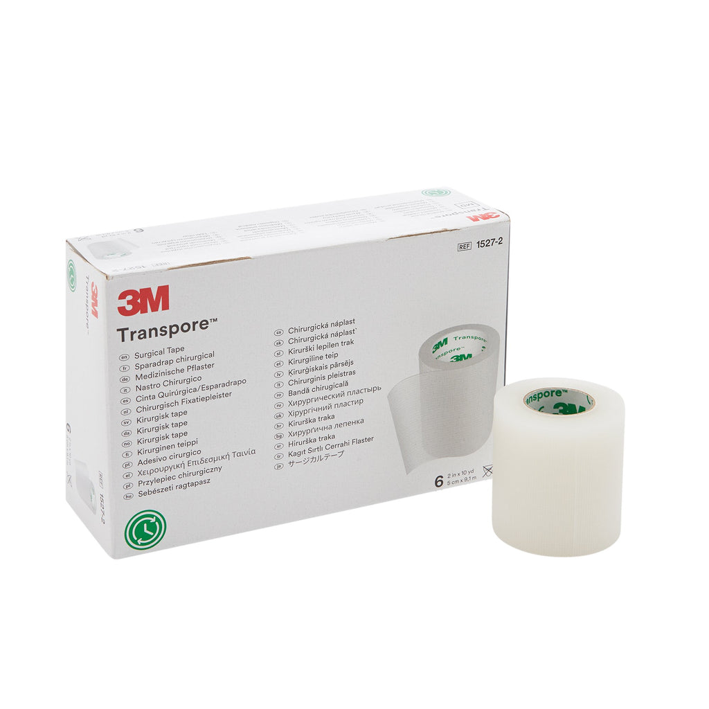 Tape 3M™ Transpore™ Water Resistant Plastic NonSterile