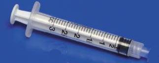 General Purpose Syringe - Monoject 3 mL Luer Lock Tip Without Safety