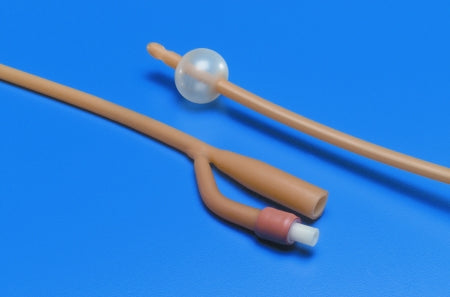 Indwelling Foley Catheter - Kenguard 2-Way Standard Tip 5 cc Balloon Silicone Oil Coated Latex