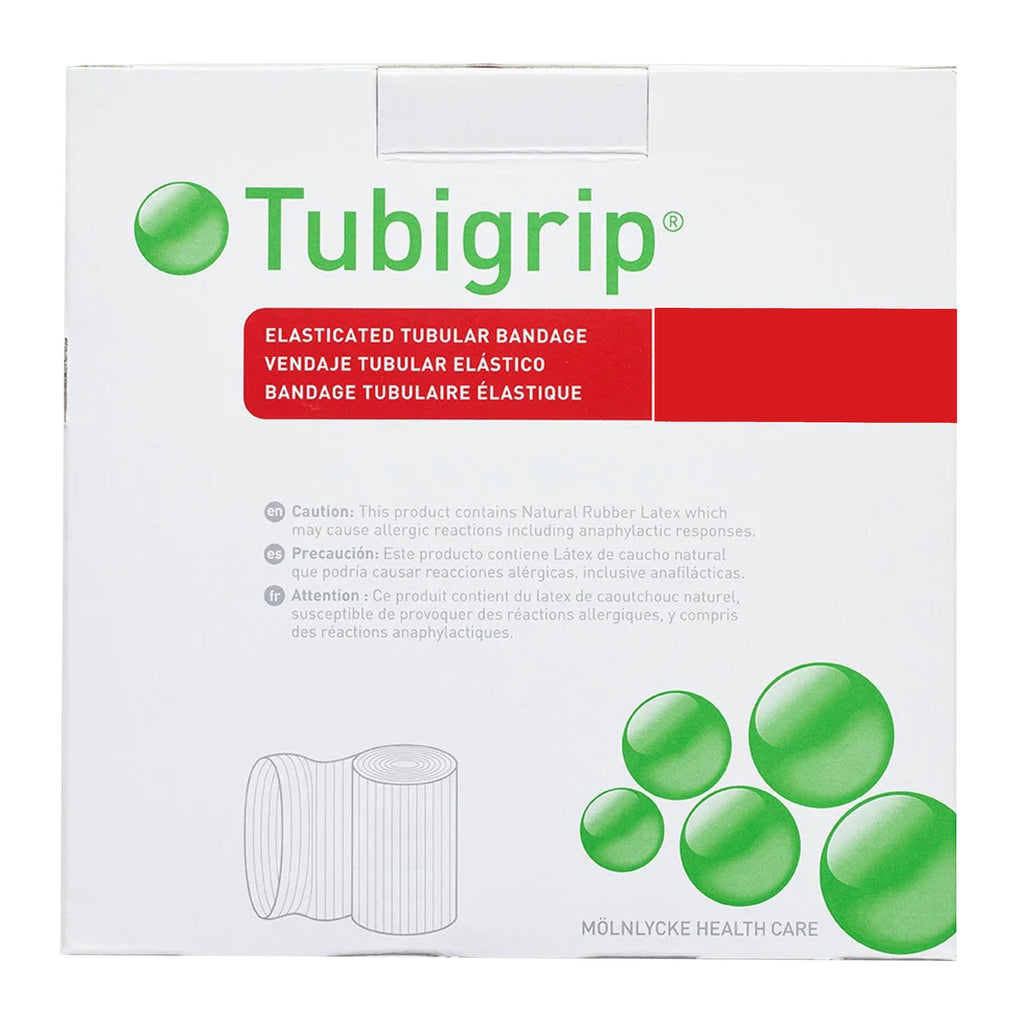 Elastic Tubular Support Bandage - Tubigrip Size D - 3 Inch X 11 Yard Large Arm / Medium Ankle / Small Knee Pull On Natural