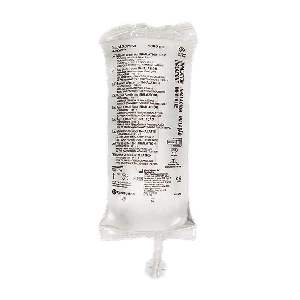 Sterile Water - AirLife Sterile Water Liquid 1,000 mL bags Inhalation Solution