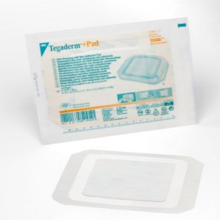 Composite Dressing Adhesive 3M Tegaderm 6 X 6 Inch Film 4 X 4 Inch Pad Sterile 1 Count Composite Dressing Adhesive 3M Tegaderm 6 X 6 Inch Film 4 X 4 Inch Pad Sterile 1 Count