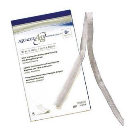 Wound Dressing - ConvaTec Aquacel Ag Hydrofiber Wound Dressing w/Ionic Silver, Ribbon