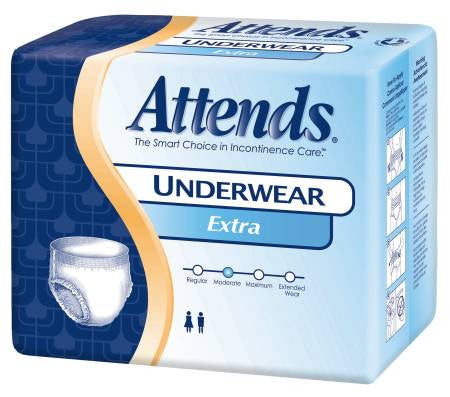Attends Pull-Ons 8S - Pack of 16 Small Disposable Incontinence Pants