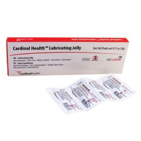 Lubrication Jelly Packets - 3 gram sterile packets GO Medical Lubrication Jelly Packets - 3 gram sterile packets GO Medical