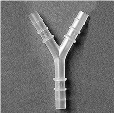 Tubing Connector - Cardinal Health "Y" Tubing Connector 3/8"