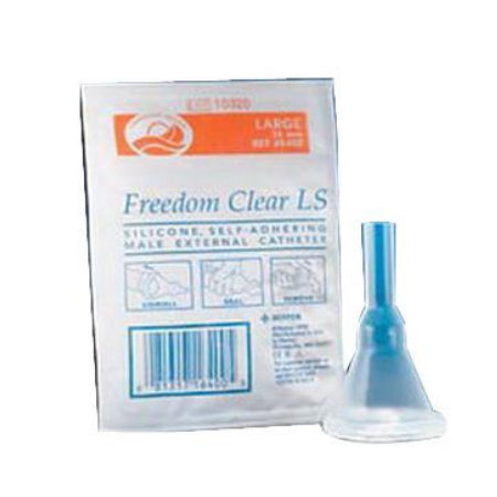 Male External Catheter - Coloplast Freedom Clear LS Long Seal Latex-Free