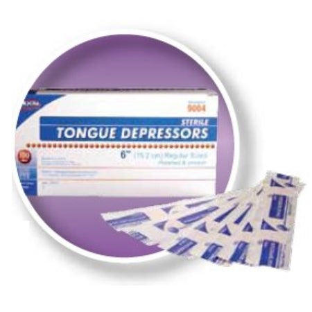 Tongue Depressor - Dukal™ Tongue Depressor Senior 6 Inch Wood 17.5 mm Wide Blade