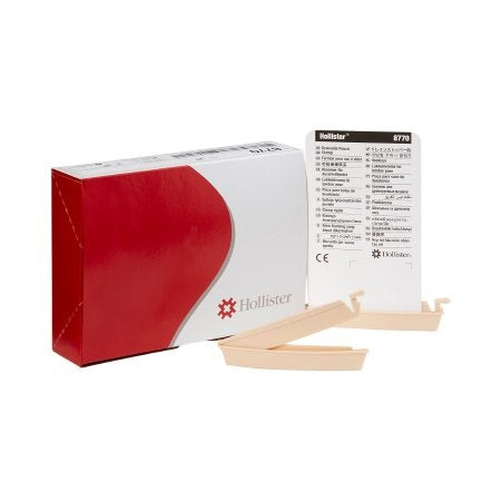 Ostomy Clamp Hollister Drainable Pouch Clamp, Beige, Plastic