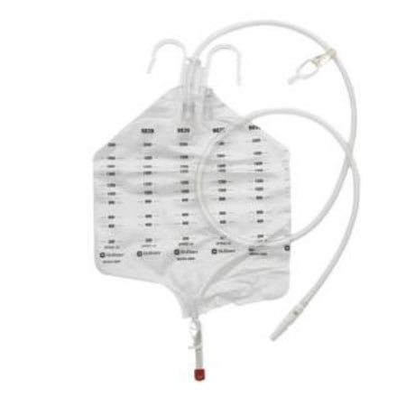 Bedside Drainage Bag - Hollister Bedside Drainage Collector System with Anti-Reflux Valve