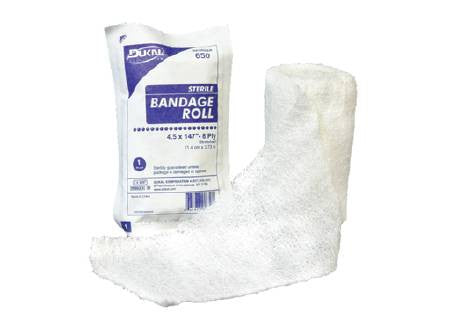Bandage Roll Cotton Gauze 6-Ply 4.5 Inch X 4.1 Yard