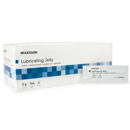 Lubricating Jelly - 5 Gram Individual Packet Sterile GO Medical Lubricating Jelly - 5 Gram Individual Packet Sterile GO Medical