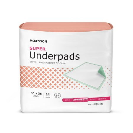 Underpads - Disposable Polymer Moderate Absorbency