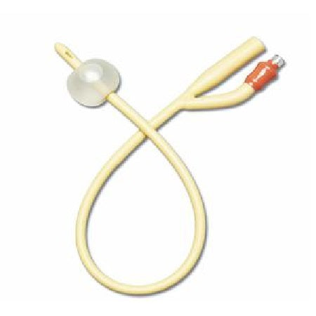 Indwelling Catheter - Medline 2-Way Foley Catheter, 16Fr, 30cc, Sterile, Latex