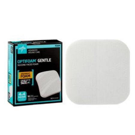 Foam Wound Dressing - Medline Optifoam Gentle Silicone-Faced Foam Dres GO Medical Foam Wound Dressing - Medline Optifoam Gentle Silicone-Faced Foam Dres GO Medical