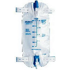 Leg Bag - Teleflex Easy-Tap Flip Valve, Cloth Straps, Latex-free