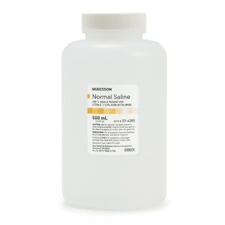 Saline Solution - Sodium Chloride 0.9% Irrigation Solution Bottle - Restricted Item