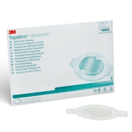 Acrylic Dressing Adhesive - 3M Tegaderm 3 X 3 Inch Acrylic Sterile