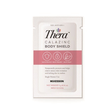 Skin Protectant - Thera Calazinc Body Shield 4 Gram Individual Packet Scented Cream