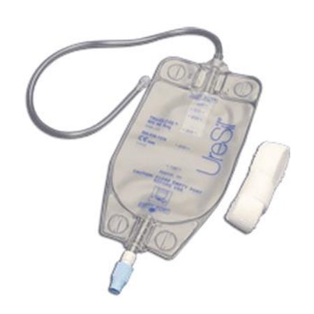 Nephrostomy Gravity Drain Bag - UreSil Tru-Close 600 mL