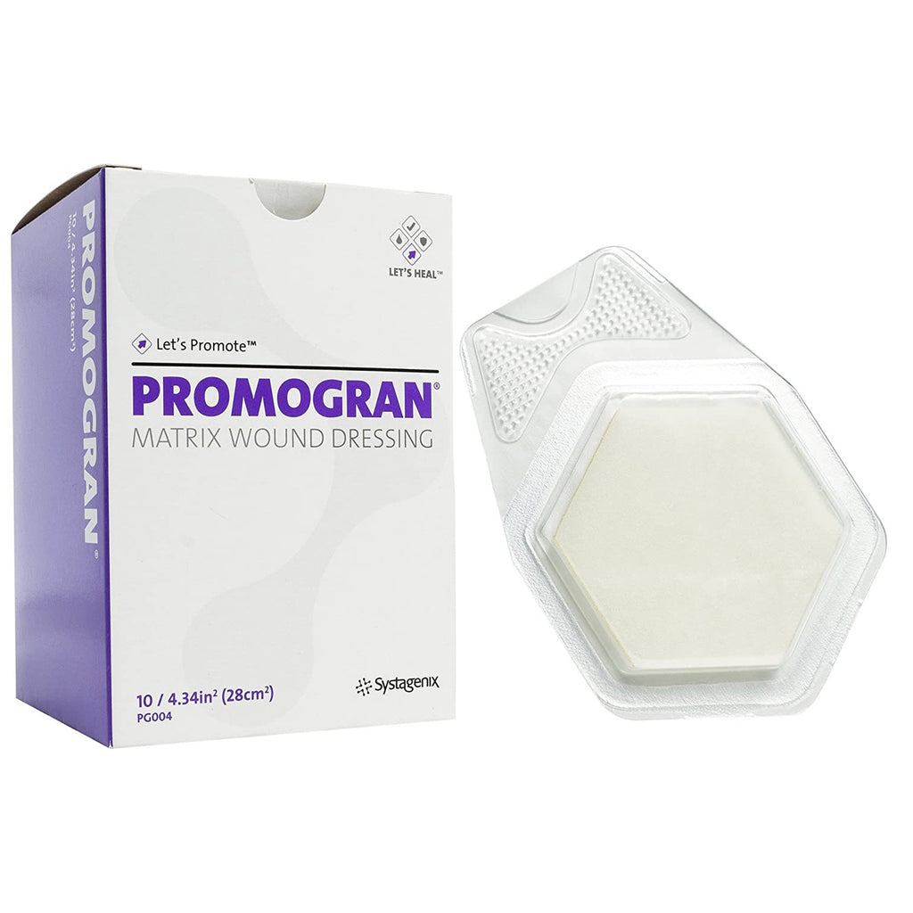 Collagen Dressing - 3M Promogran Matrix 4 Square Inch Hexagon Sterile