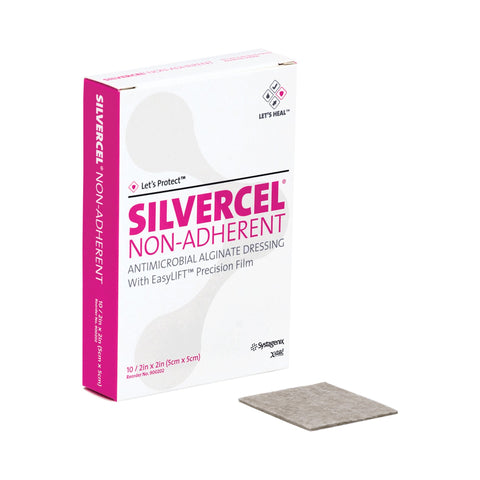 Silvercel Non-Adherent Antimicrobial Alginate Dressing 4-1/4