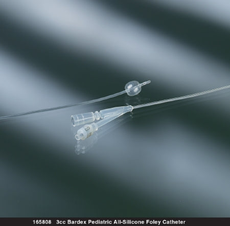 Foley Catheter - Pediatric Bard 2-Way Foley Catheter, Silicone, 10Fr, 3cc Balloon Capacity