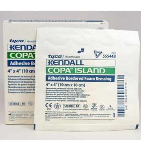 Foam Dressing -  Cardinal Health Kendall Non Adherent with Border 4" x 4"