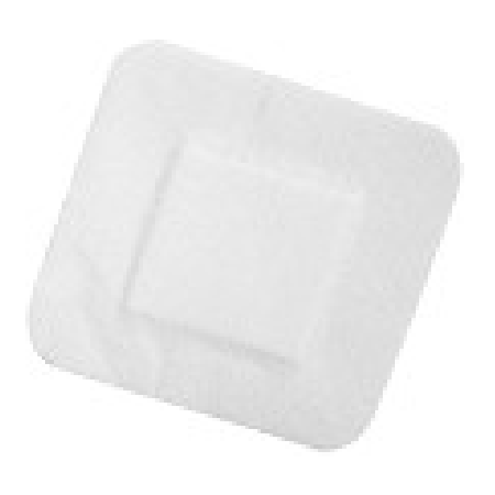 Island Dressing - Cardinal Health Adhesive Island Dressing, 4" x 4" with 2"x 2" Pad