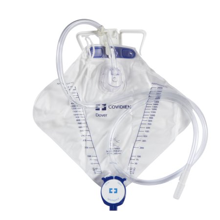 Urinary Drainage Bag - Dover 2000 mL Sterile Anti-Reflux Barrier