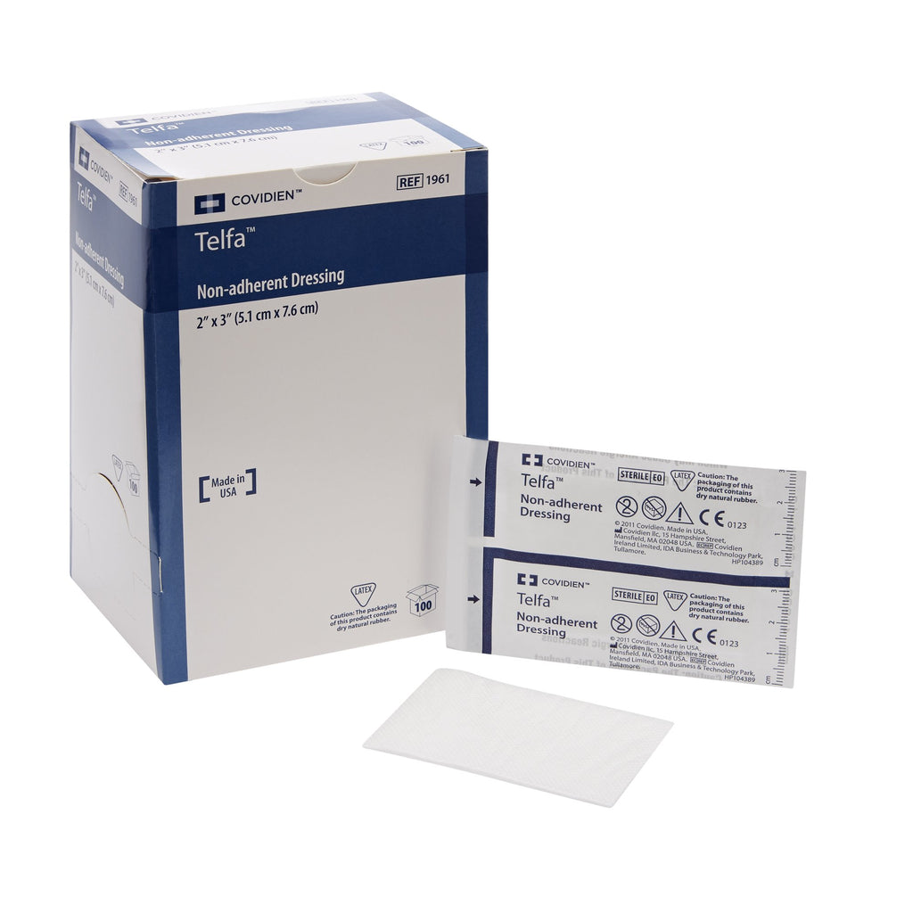 Non-Adherent Dressing - Telfa Ouchless 2 X 3 Inch Sterile 1 per Pack