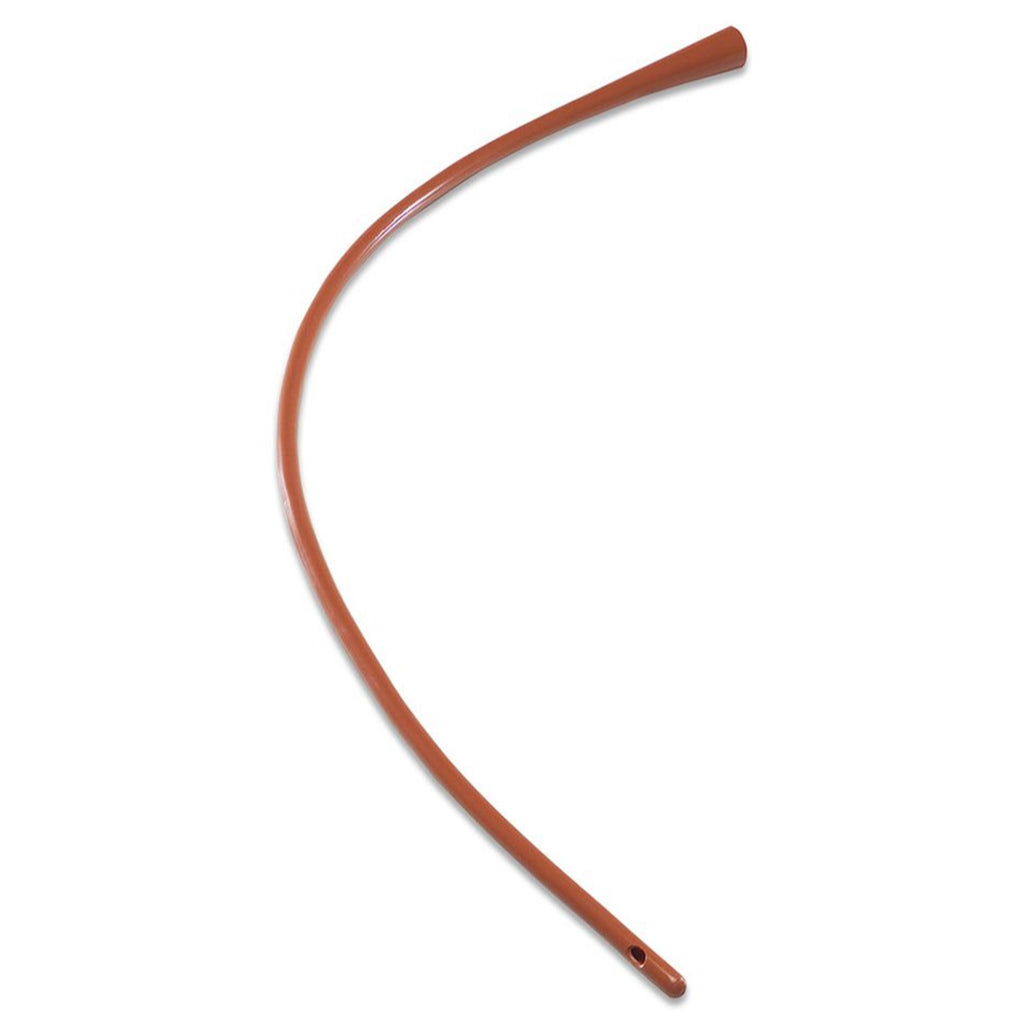 Intermittent Catheter - Dover Robinson Tip Red Rubber 22 Fr. 16 Inch