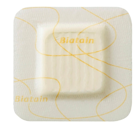 Thin Foam Dressing - Coloplast Biatain Silicone Lite With Border Film Backing Silicone Adhesive Square Sterile