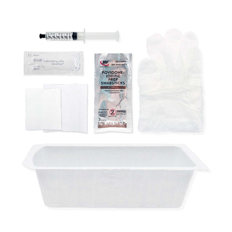 Insertion Tray - TruAdvance Foley Catheter Tray 10ml Pre-filled Syringe w/PVP Swabsticks