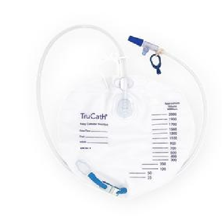 Night Drain Bag - TruCath T-tap Drainage Valve Sterile 4,000 mL