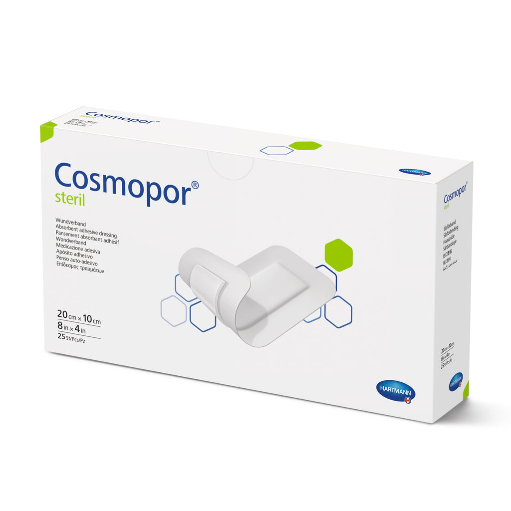 Island Dressing - Cosmopor Steril 4 X 8 Inch Rectangle Sterile Water Resistant Backing