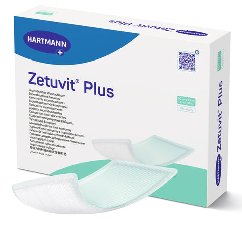 Super Absorbent Dressing - Zetuvit Plus Without Adhesive 8 X 10 Inch Rectangle