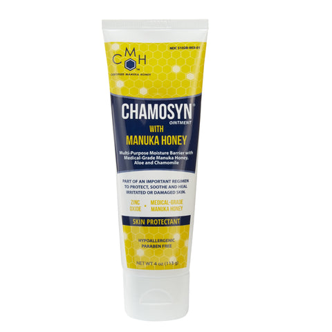 Skin Protectant Barrier - Chamosyn Zinc Oxide and Manuka honey 4 oz. Tube Scented Ointment