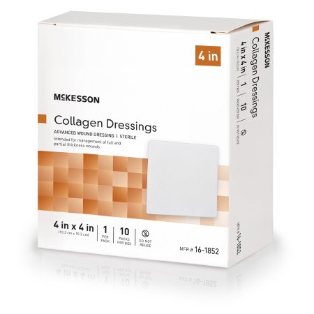 Collagen Dressing - McKesson 4 X 4 Inch Square