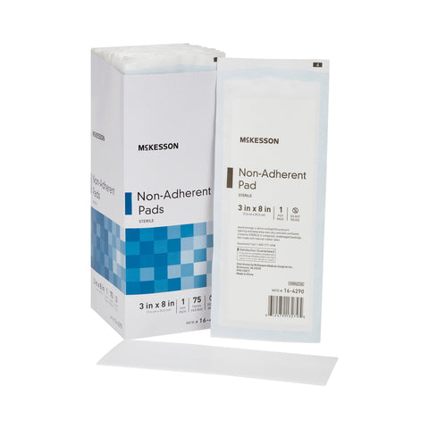 Non-Adherent Dressing - McKesson 3 X 8 Inch Sterile 75 per Pack