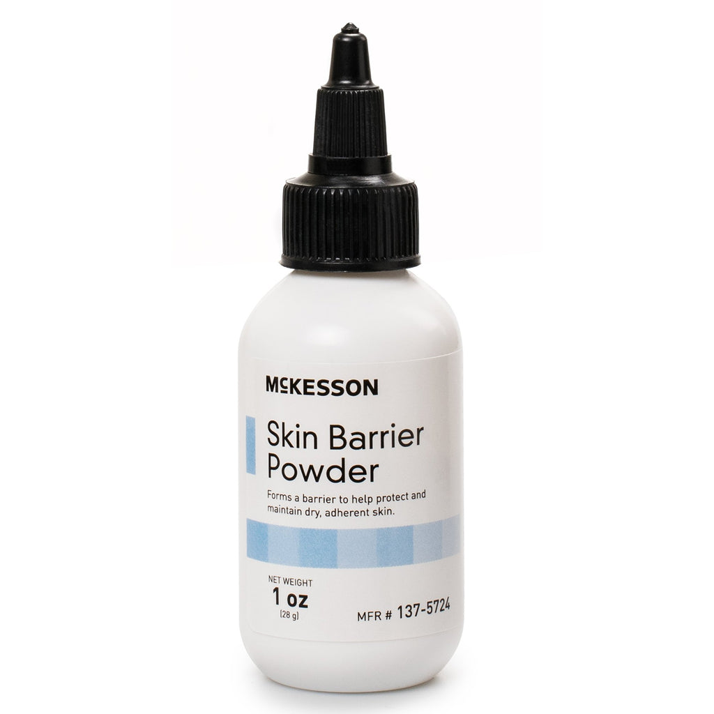 Ostomy Powder - McKesson 1 oz. Puff Bottle, Protective Skin Barrier