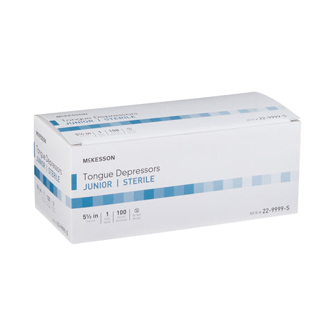 Tongue Depressor - McKesson 5-1/2 Inch Length Wood Junior