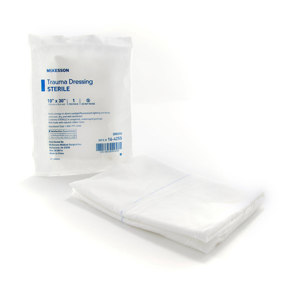 Trauma Dressing - McKesson 10 X 30 Inch Sterile 1 per Pack