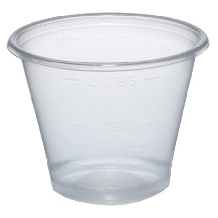 Graduated Medicine Cup - Medegen 1 oz. Clear Plastic Disposable
