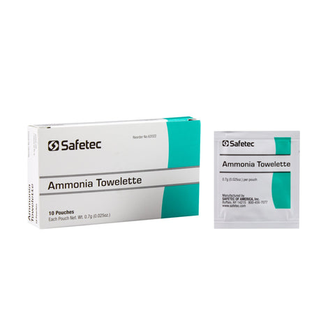 Respiratory Stimulant - Ammonia Towelettes 15% - 30% Strength Inhalant