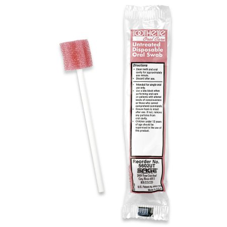 Oral Swabstick Toothette - Foam Tip Untreated