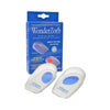 Heel Cup - WonderZorb WonderSpur Blue Dot Silicone Women 10 to 12 / Men 9 to 11 Blue