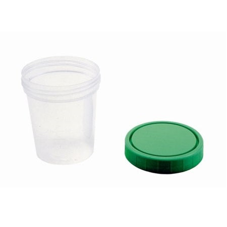 Specimen Container - AMSure 120 mL (4 oz.) Screw Cap Patient Information Poly Bagged Sterile / Sterile Inside Only