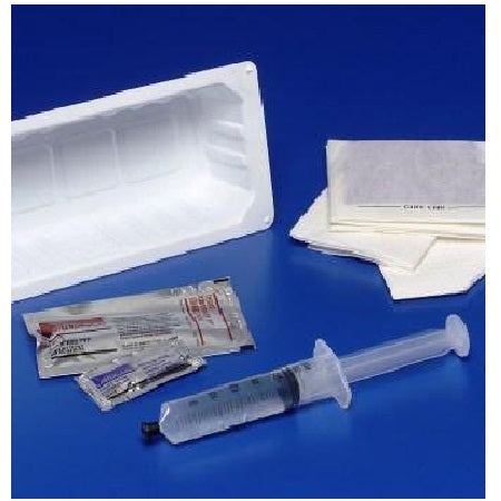 Insertion Tray - Kendall KenGuard Catheterization Tray without Catheter, 30cc Prefilled Syringe, Supplies