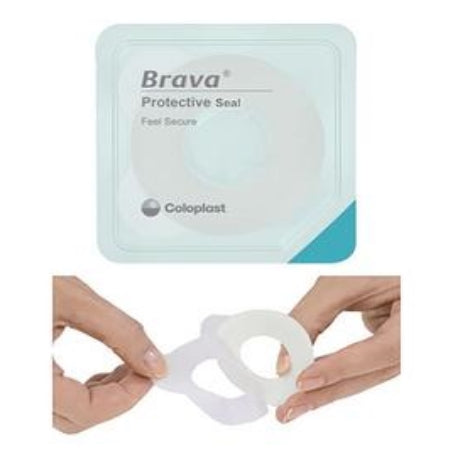 Ostomy Protective Seal - Coloplast Brava Protective Seal, 1-1/8" Starter Hole, 27mm, 4.2mm Thick